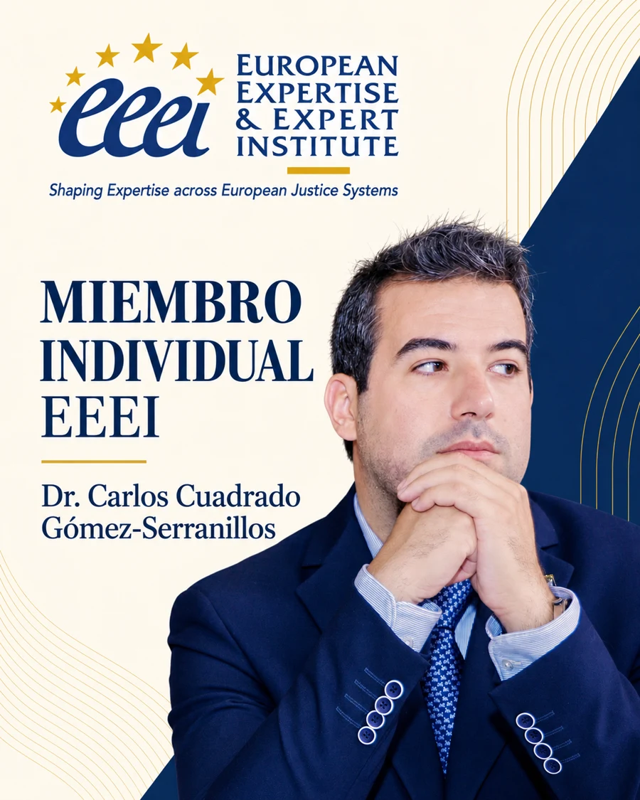 Tarjeta personal de Dr. Carlos Cuadrado Gómez-Serranillos: European Expertise & Expert Institute, Miembro individual · EEEI
